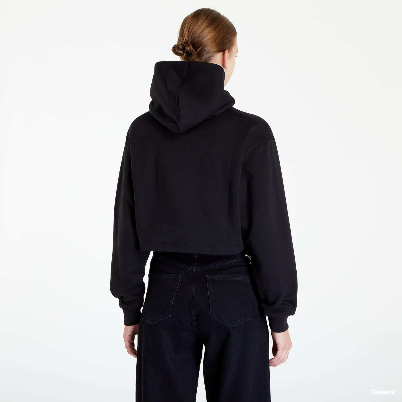 Hoodies and sweatshirts  CALVIN KLEIN JEANS Cropped Hoodie Black