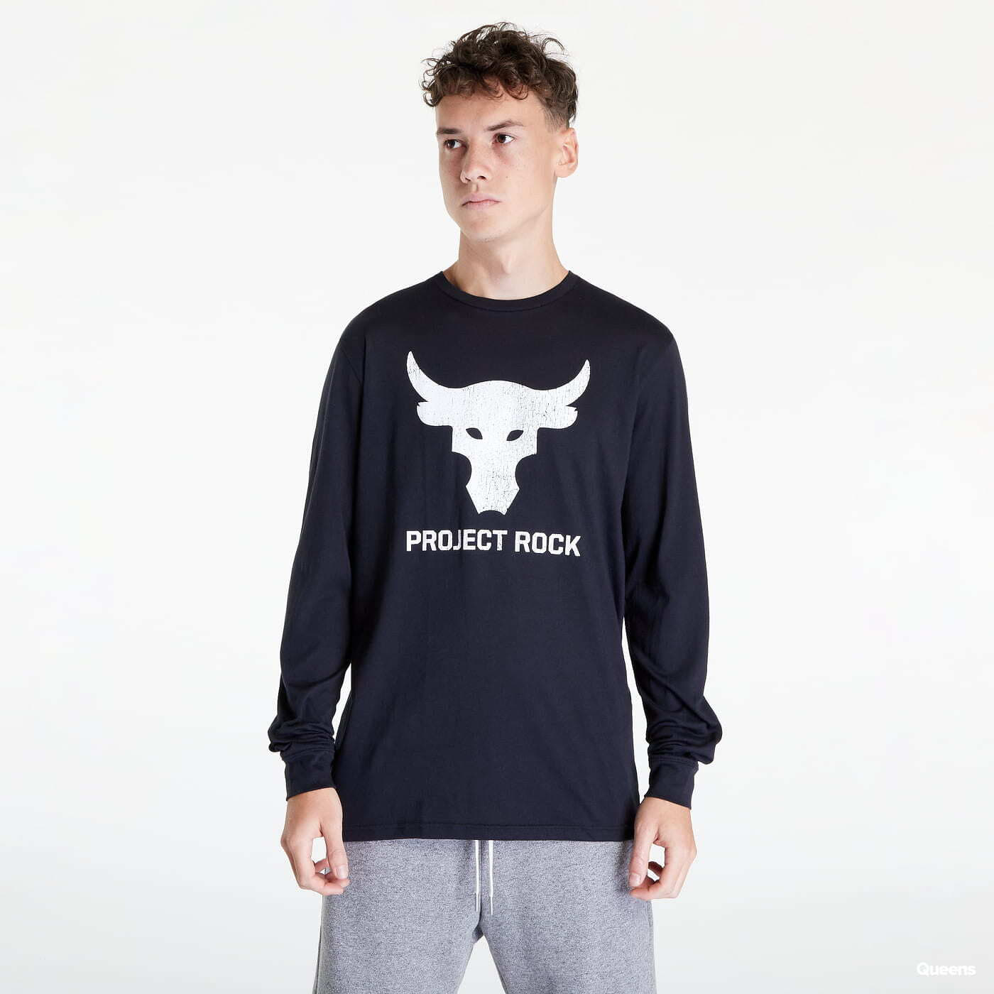 Koszulki Under Armour Project Rock Brahma Bull Ls Black