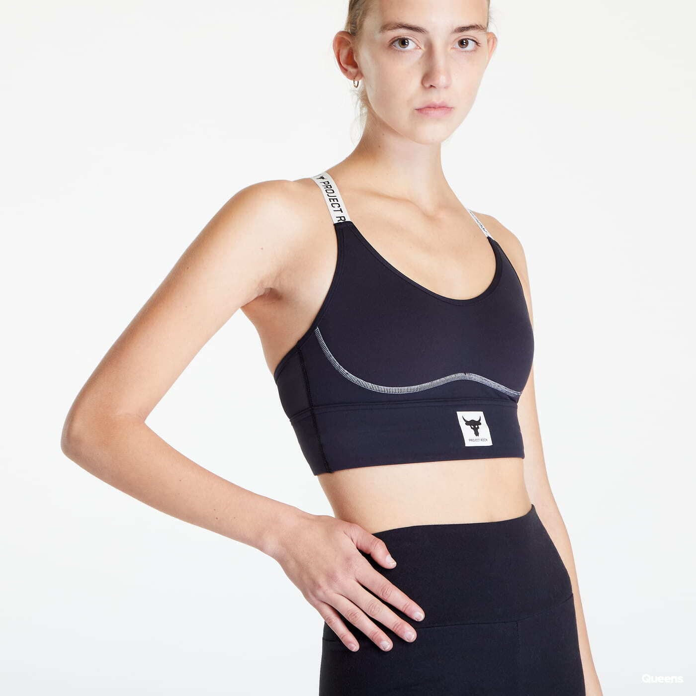 Rintaliivit Under Armour Project Rock Infty Mid Bra Black
