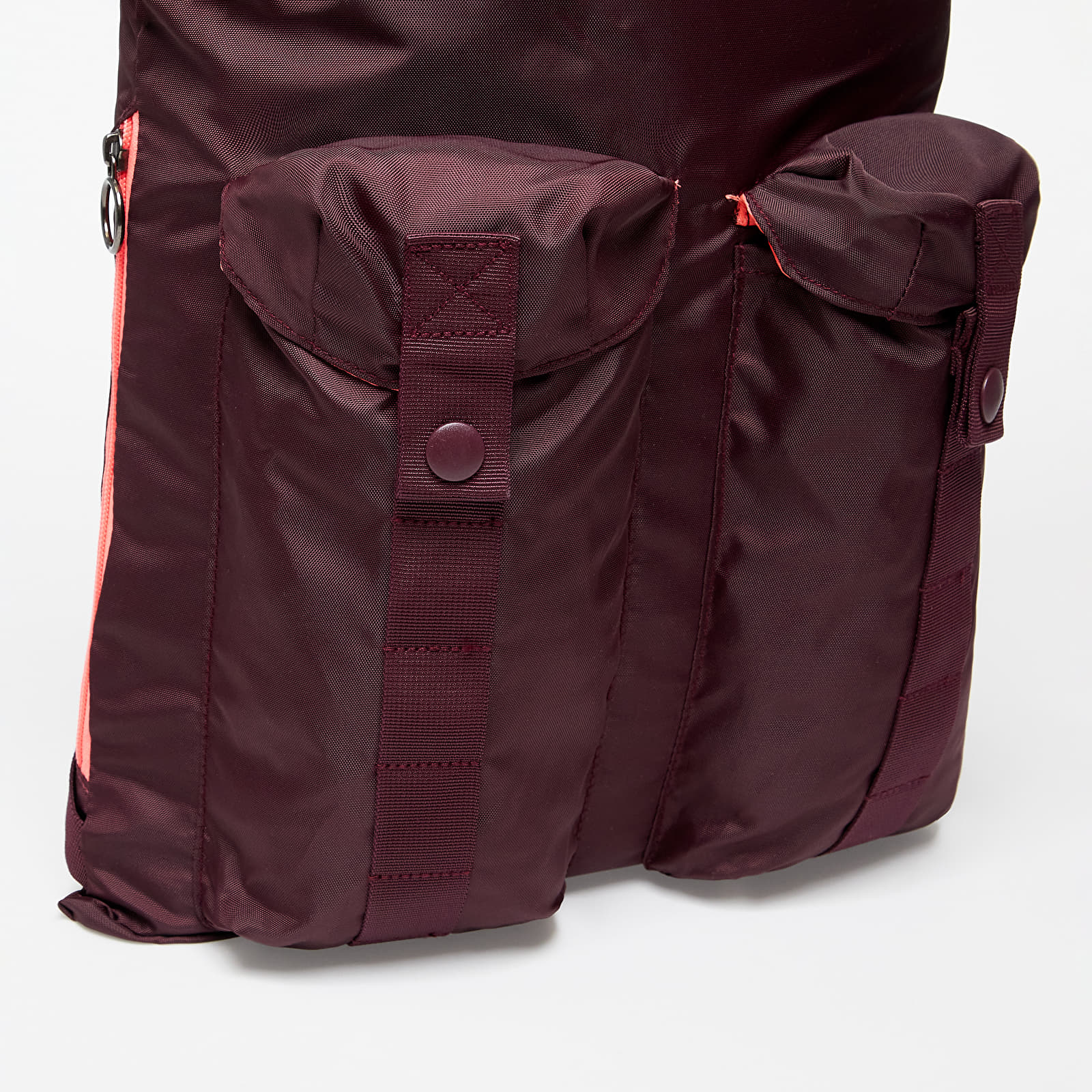 Backpacks Under Armour Project Rock Gym Sack Dark Maroon/ Dark Maroon/ Blitz Red