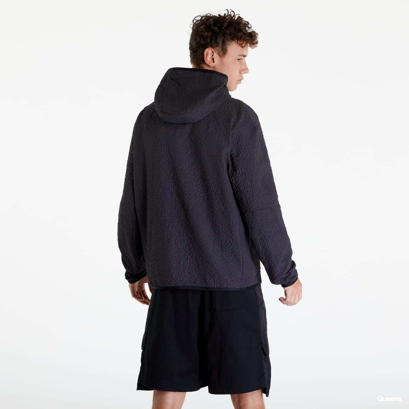 Vējjakas Nike Lined Woven Full-Zip Hooded Jacket Black