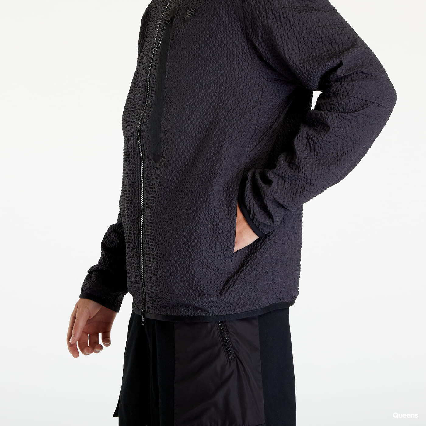 Vējjakas Nike Lined Woven Full-Zip Hooded Jacket Black