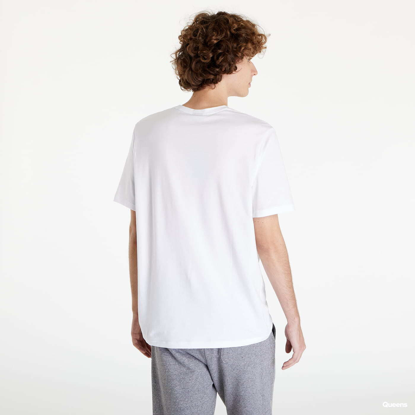 Тениски Hugo Boss Stretch-Cotton Regular-Fit Contrast Logo T-Shirt White