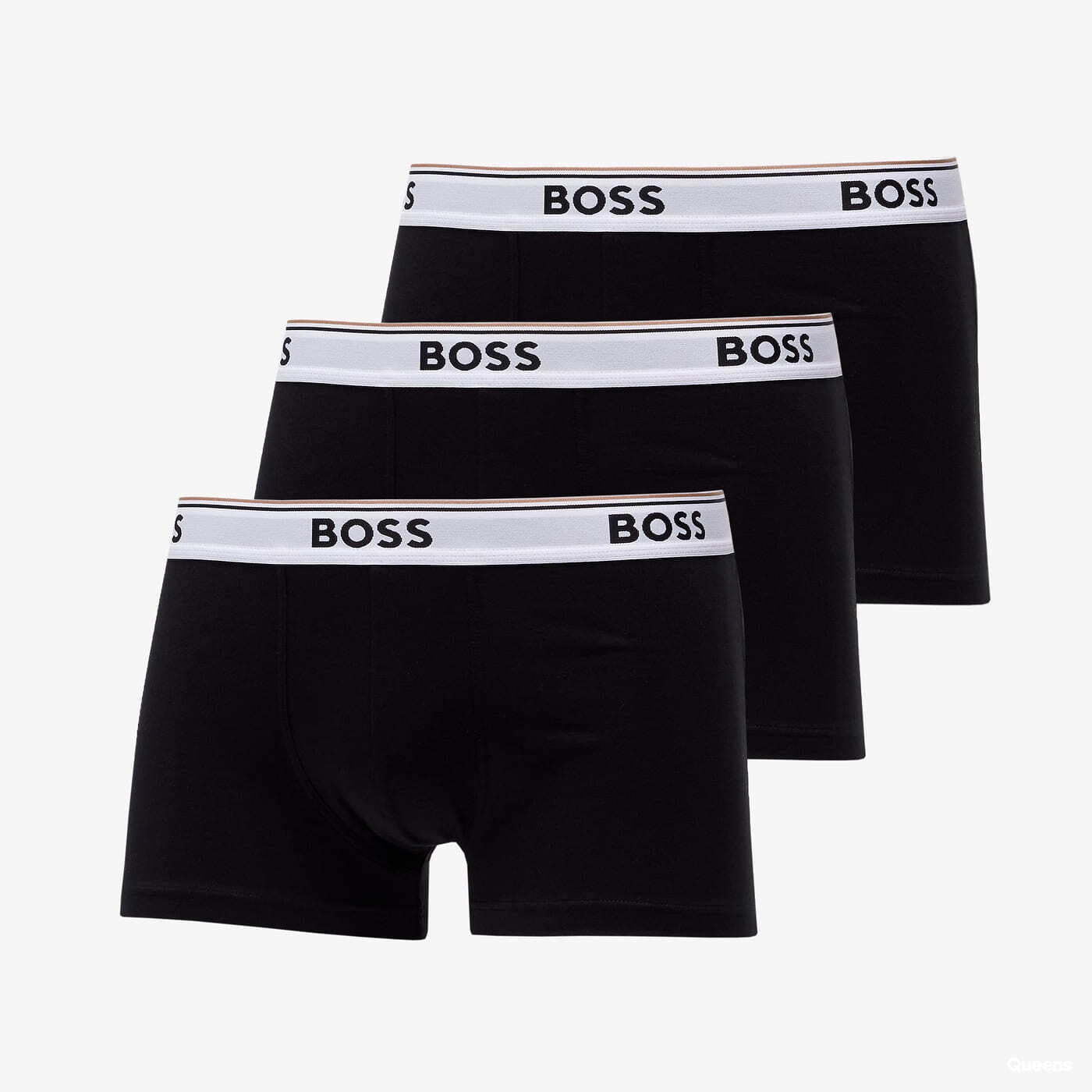 Boxer shorts Hugo Boss 3-Pack of Stretch-Cotton Trunks With Logo Waistbands  Black