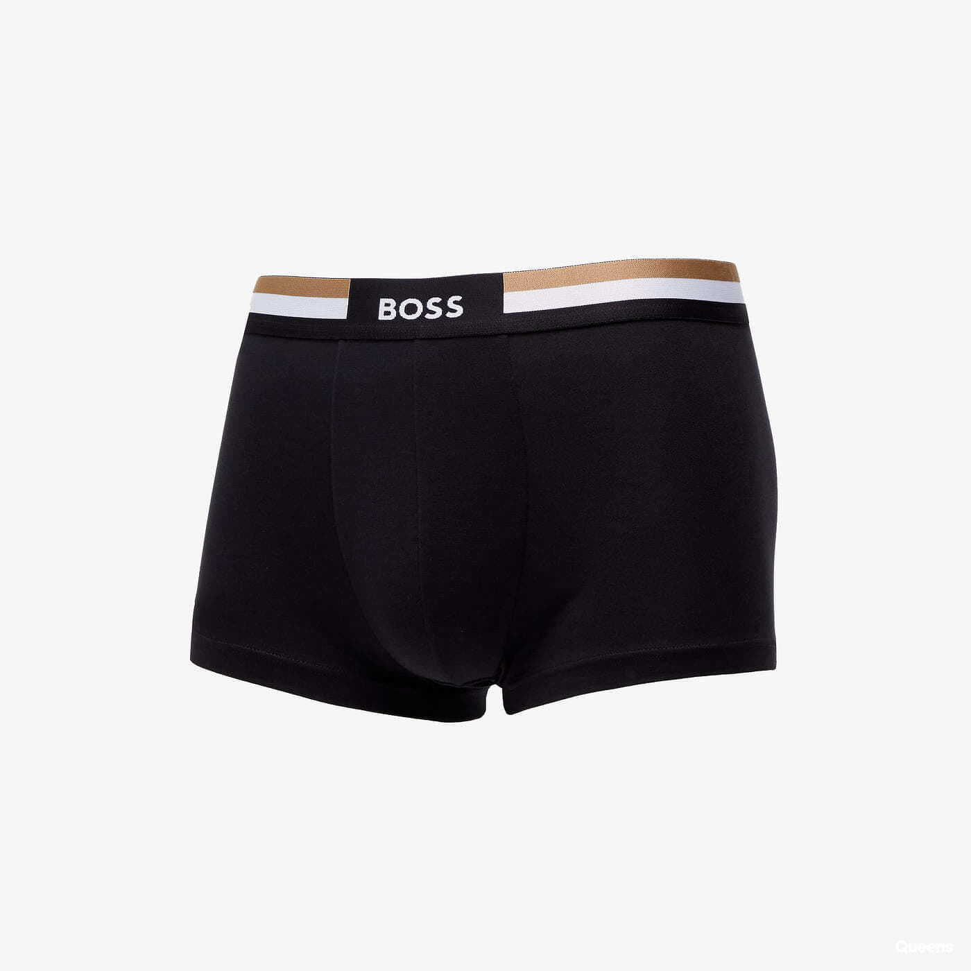 Hugo Boss Cotton Blend Trunks With Signature Stripe Waistband