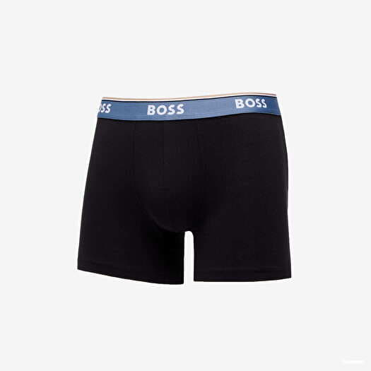 BOSS - Three-pack of stretch-cotton boxer briefs