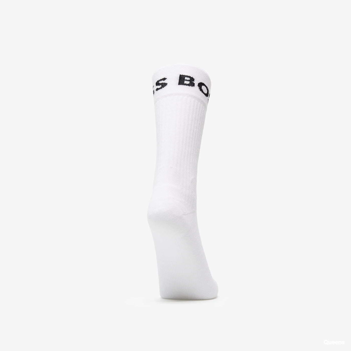 Sokker Hugo Boss 2-Pack of Quarter-Length Socks in Stretch Fabric White