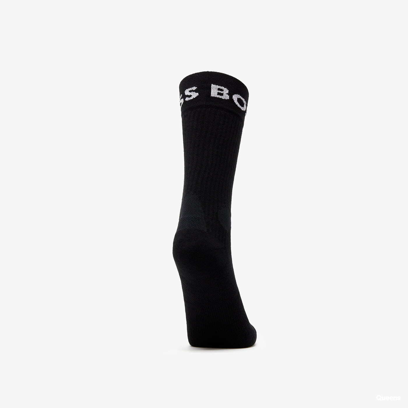 Zoknik Hugo Boss 2-Pack of Quarter-Length Socks in Stretch Fabric Černé