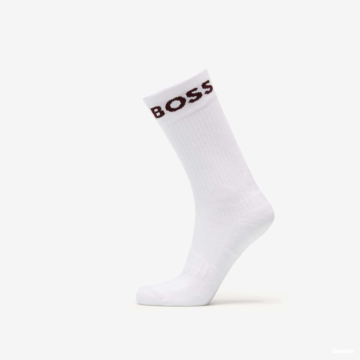 Ponožky Hugo Boss 2-Pack of Short Logo Socks In Cotton Blend Black/ White