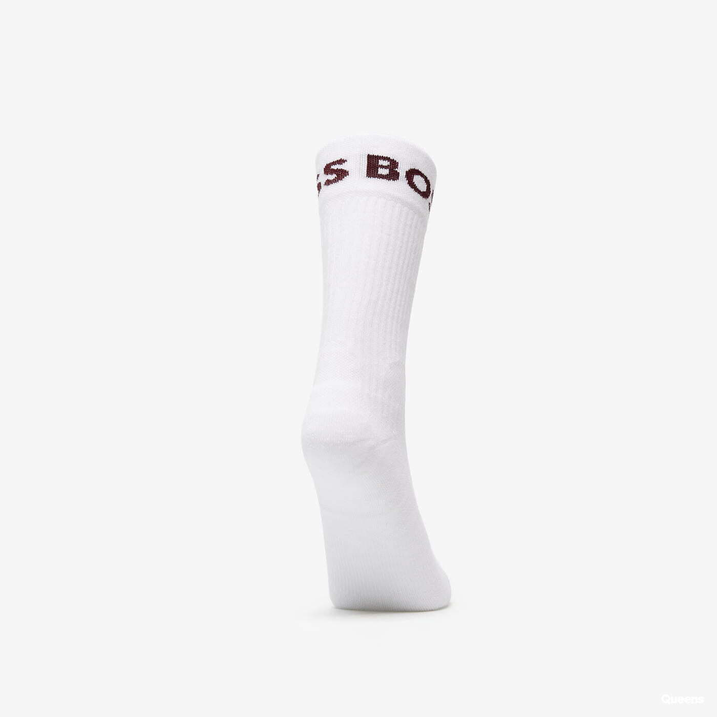 Ponožky Hugo Boss 2-Pack of Short Logo Socks In Cotton Blend Black/ White
