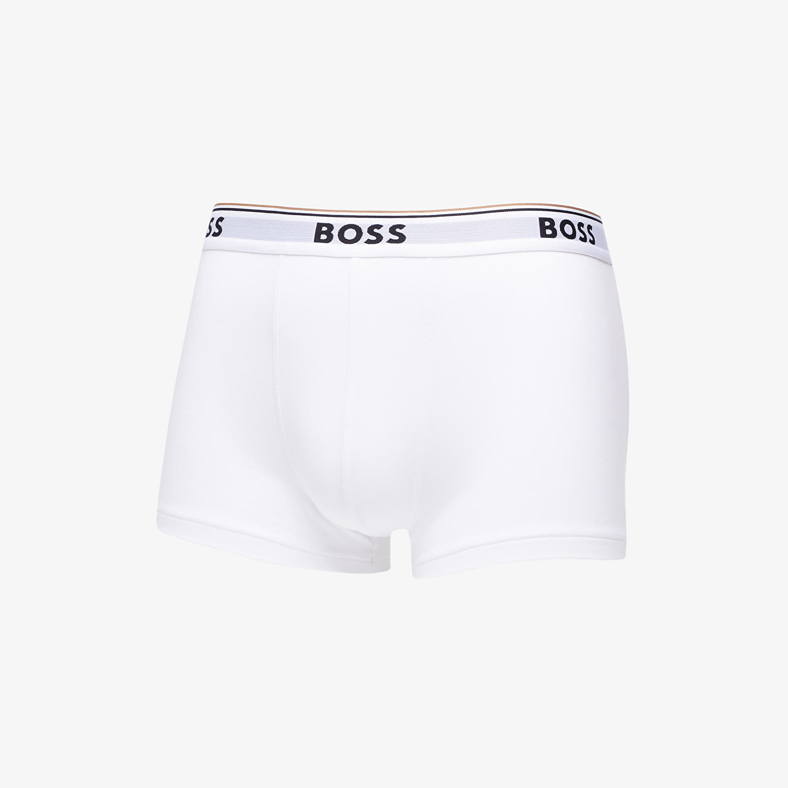 Boxeri Hugo Boss Stretch-Cotton Trunks With Logo Waistbands 3-Pack White/ Grey/ Black