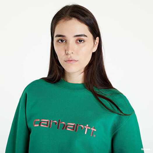 Carhartt green sweatshirt best sale
