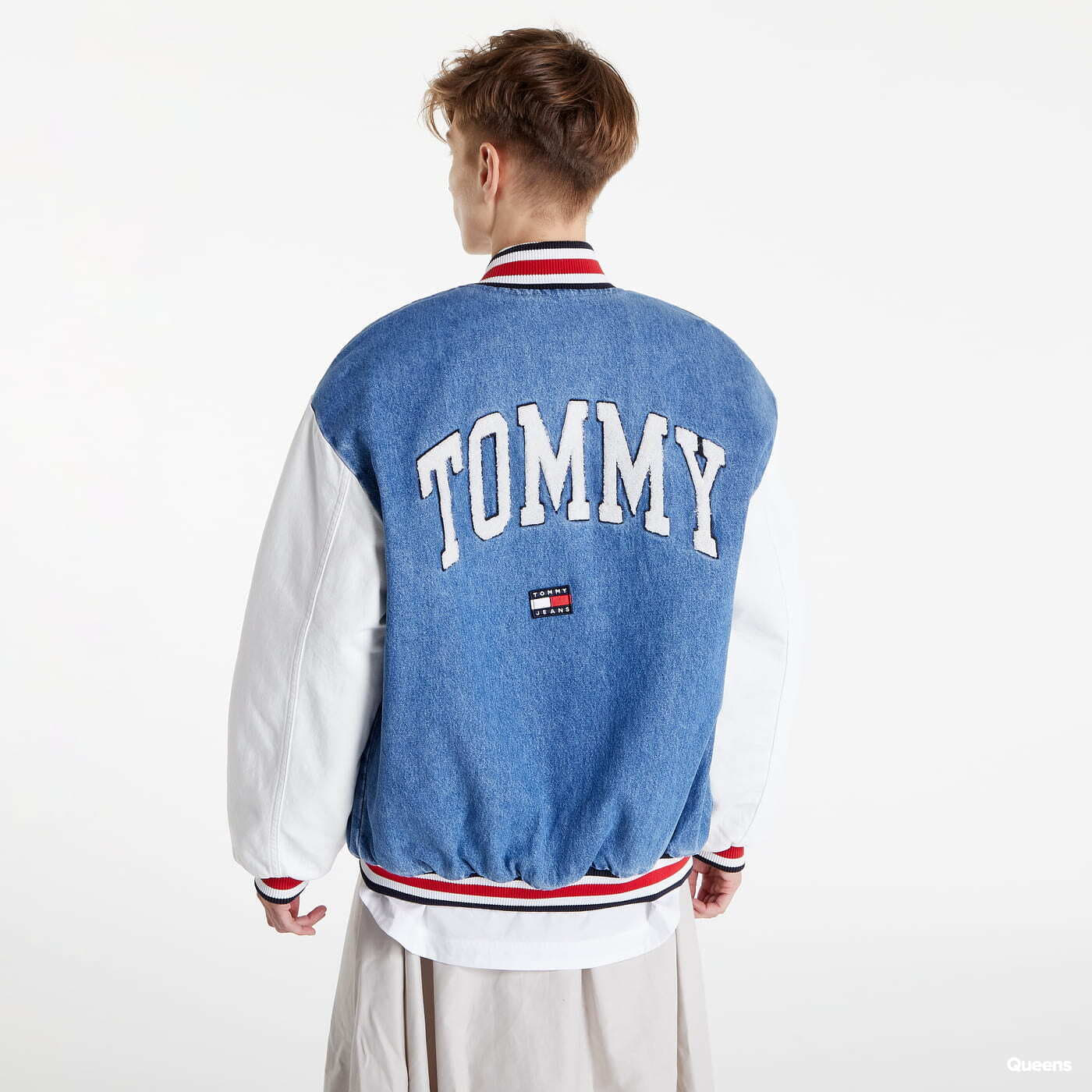 Chaquetas TOMMY JEANS Denim Letterman Jacket Blue