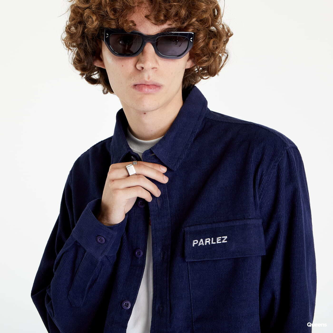 Camice Parlez Mayreau Cord T-Shirt Navy