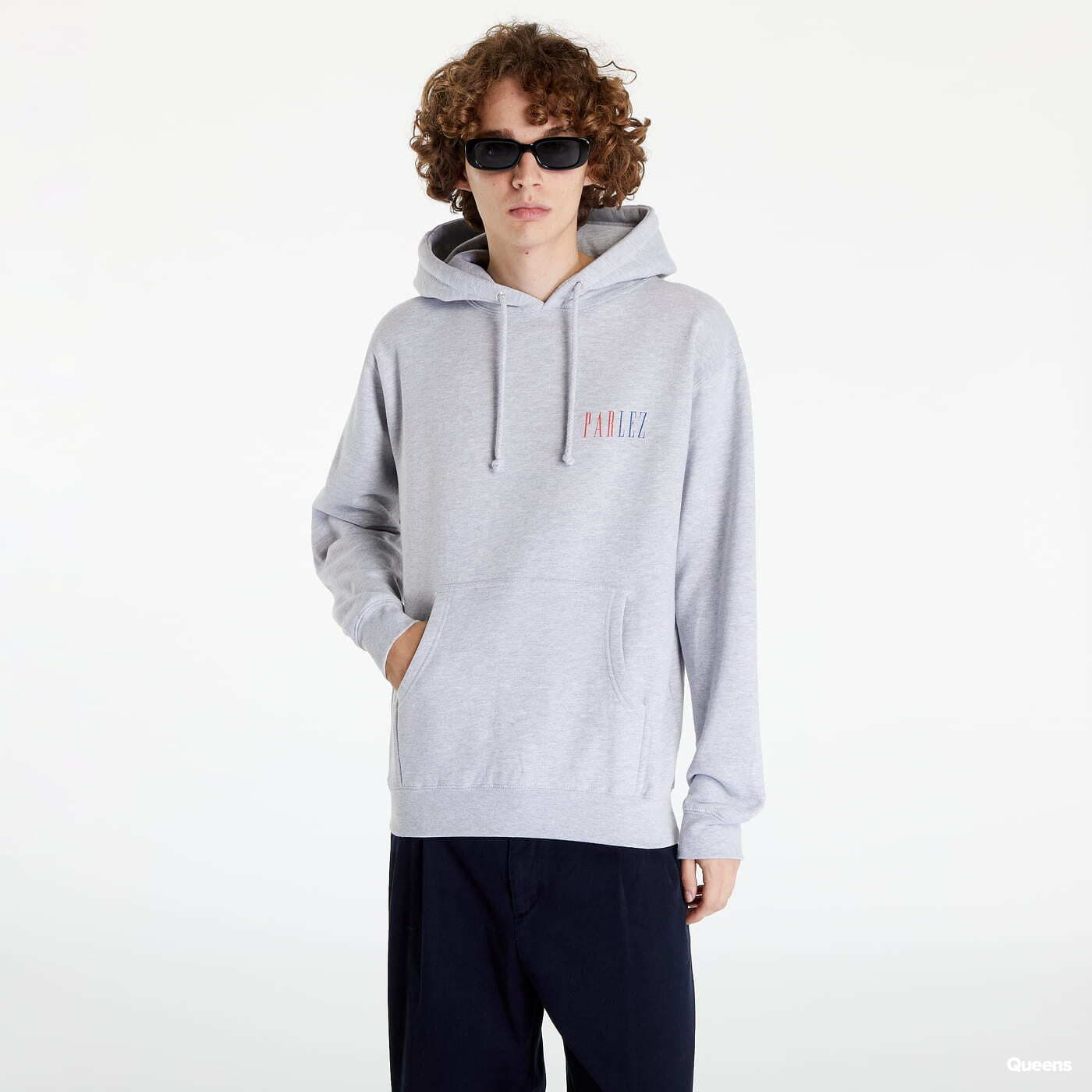 Grey parlez top hoodie