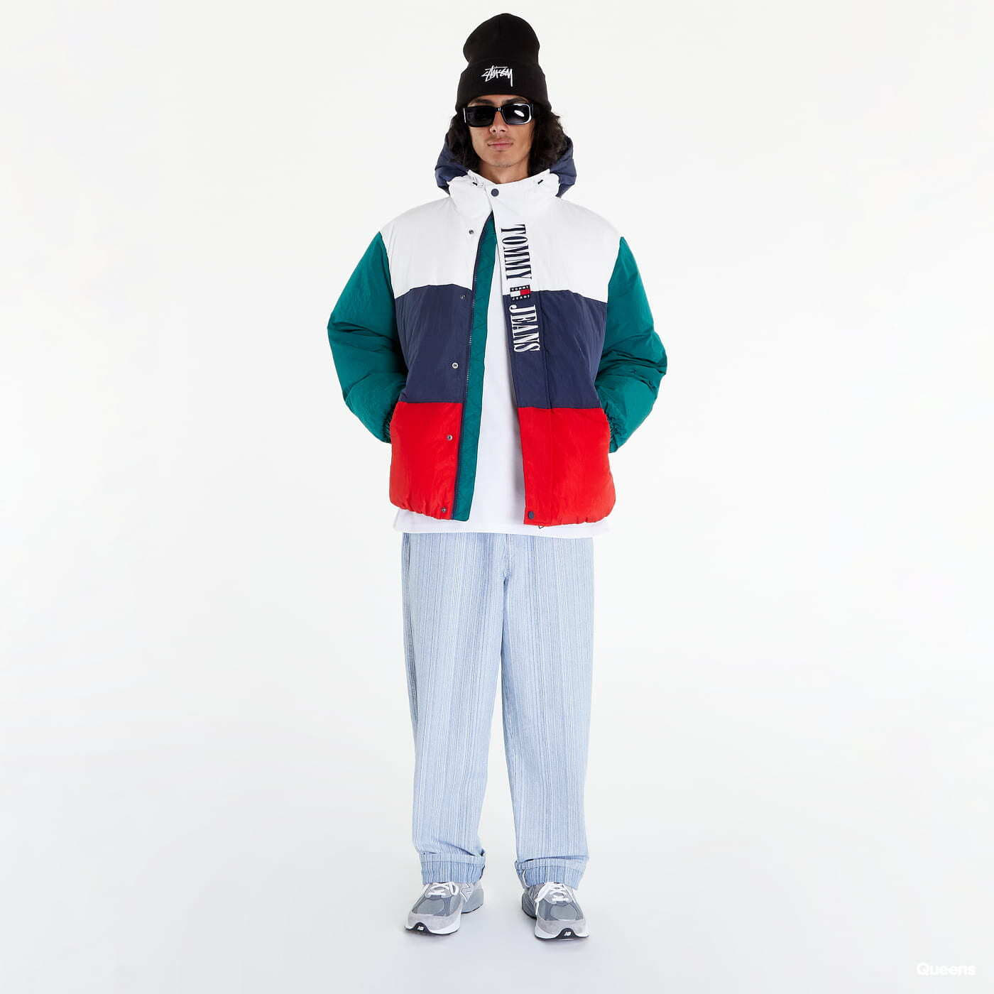 Jacken TOMMY JEANS Archive ColorBlock Puffer Jacket Vícebarevná