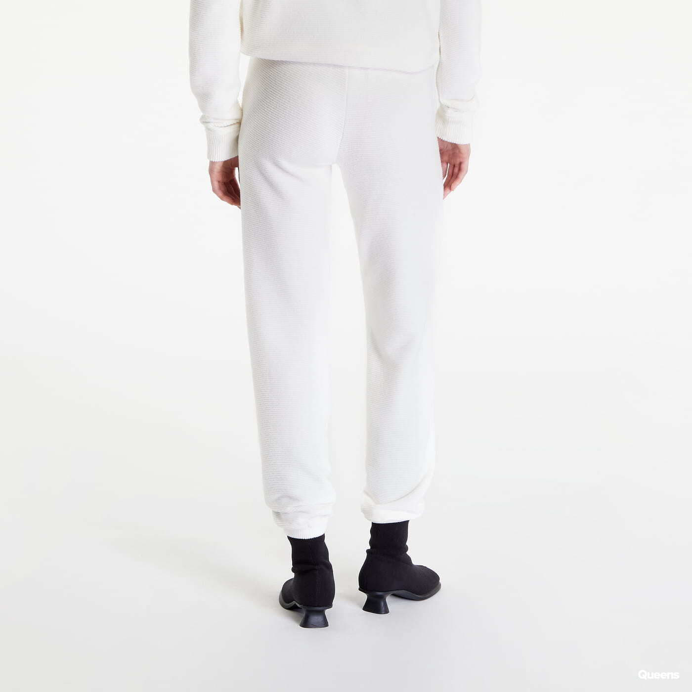 Tepláky Hugo Boss Ribbed Pants Cream
