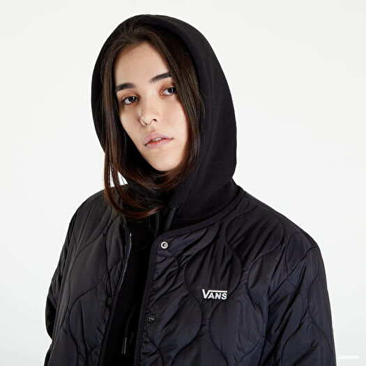 Vans jacket black discount