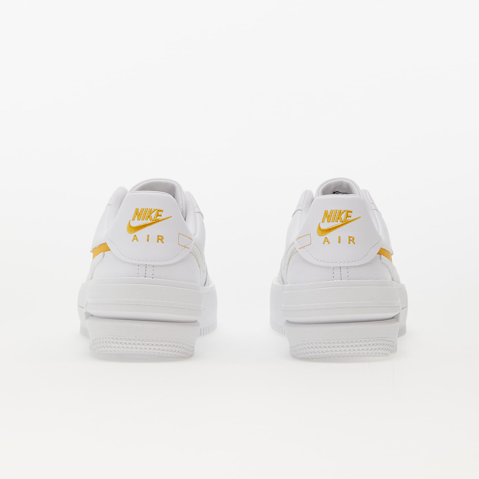 Nike Wmns Air Force 1 PLT.AF.ORM - White / Yellow Ochre / Summit