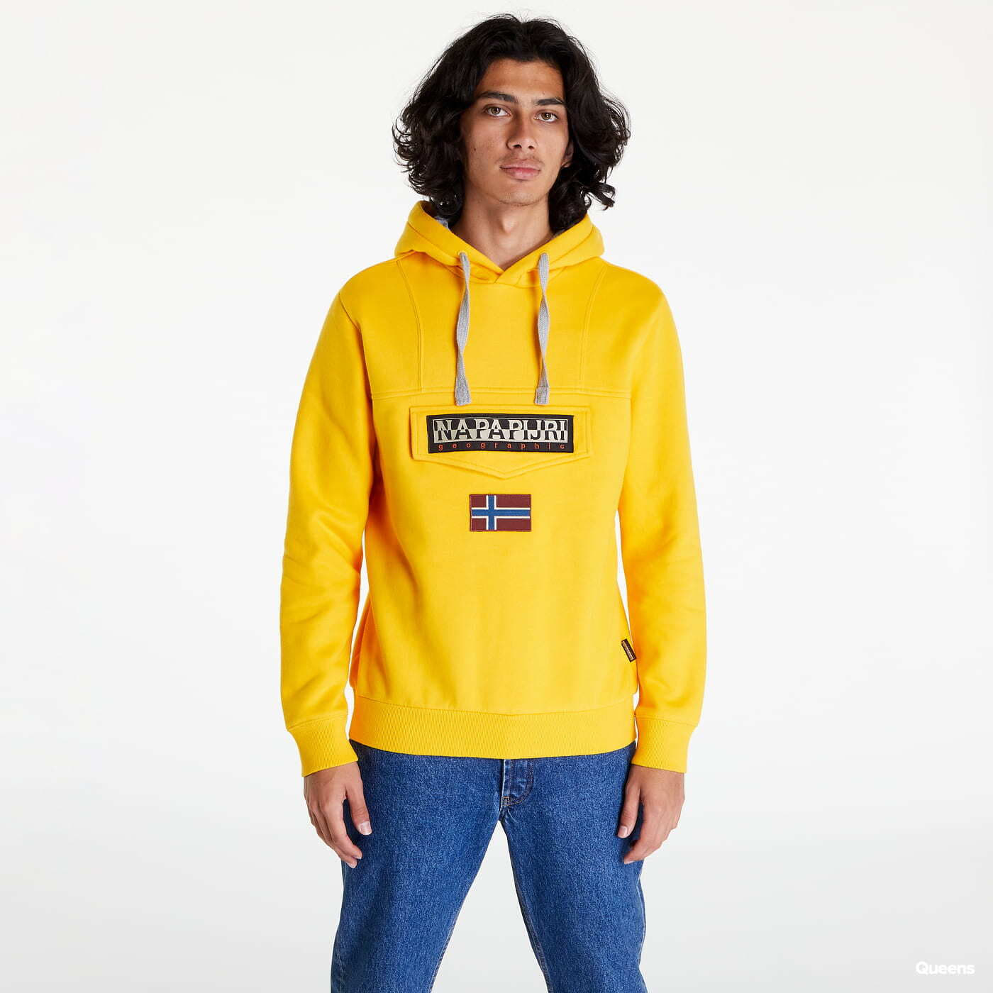 Napapijri yellow hoodie online