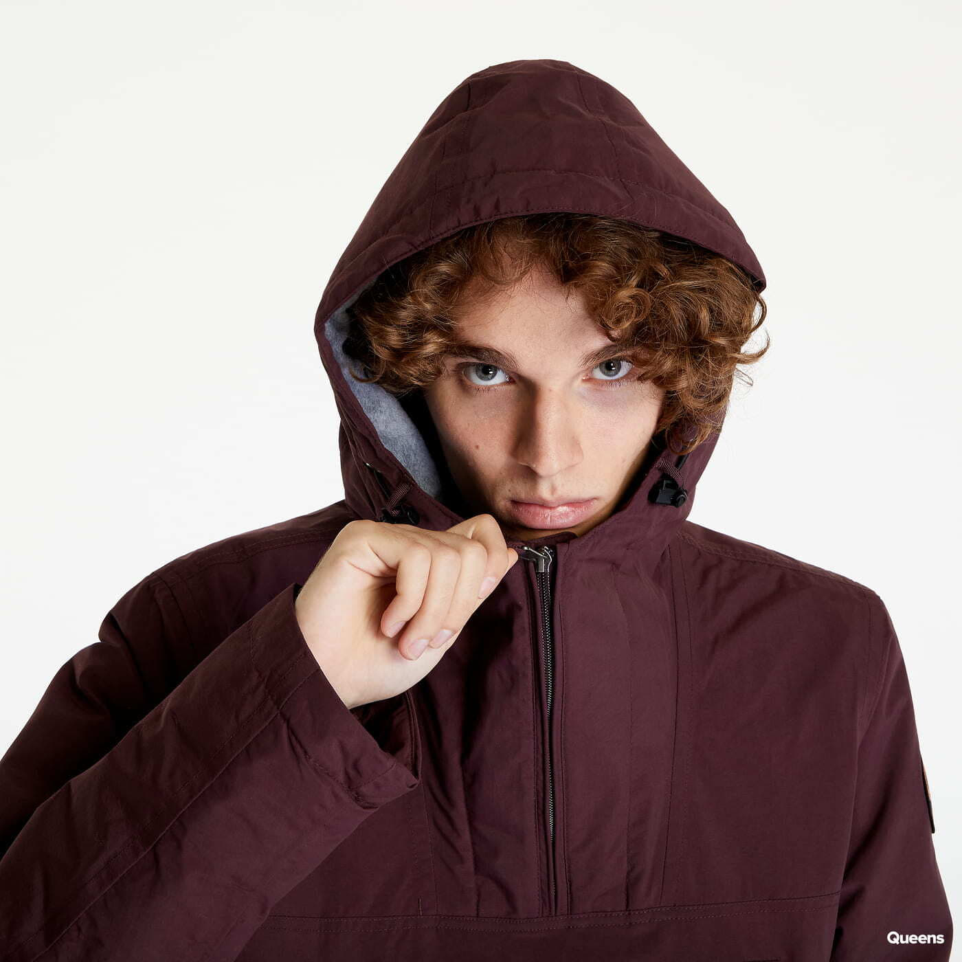 Napapijri burgundy jacket shop