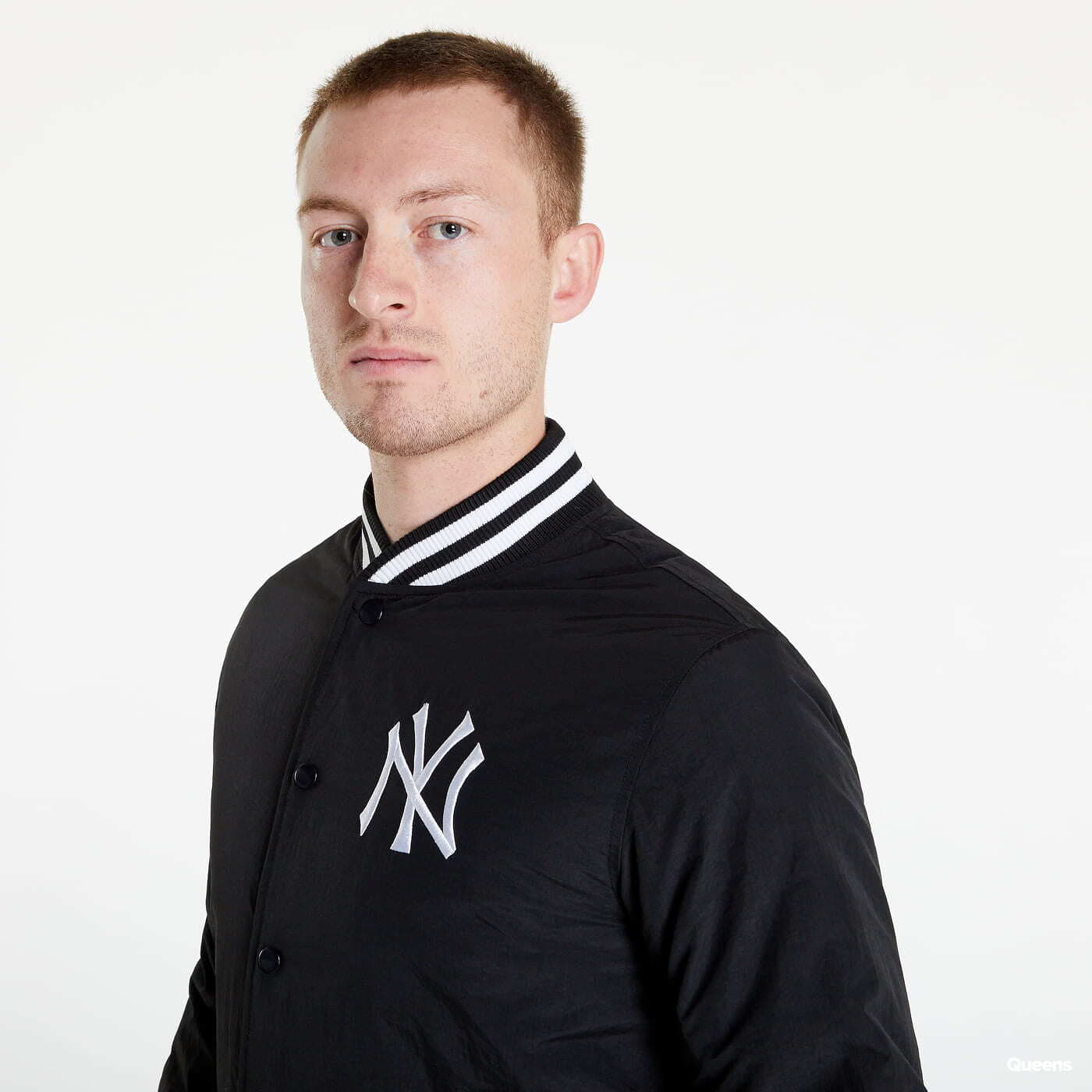 Geci New Era MLB Team Bomber Jacket New York Yankees Black/ White