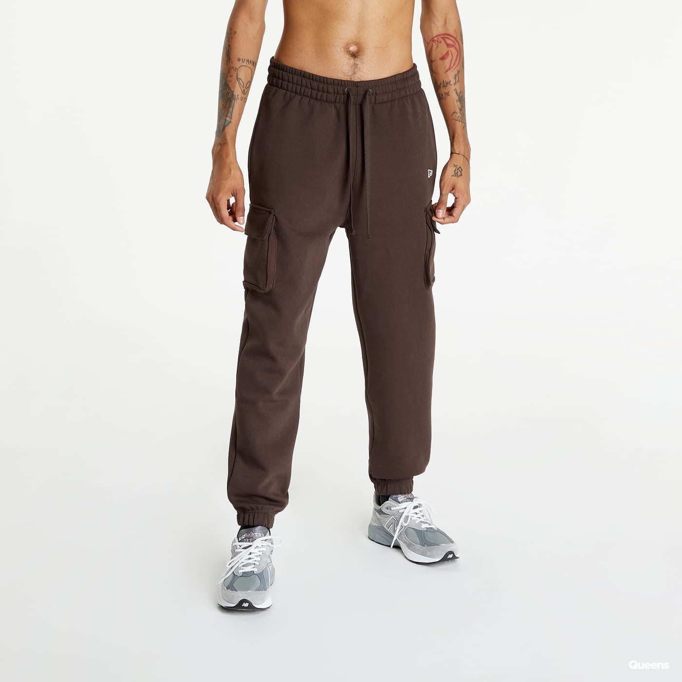 Pantalones New Era Heritage Cargo Brown/ White
