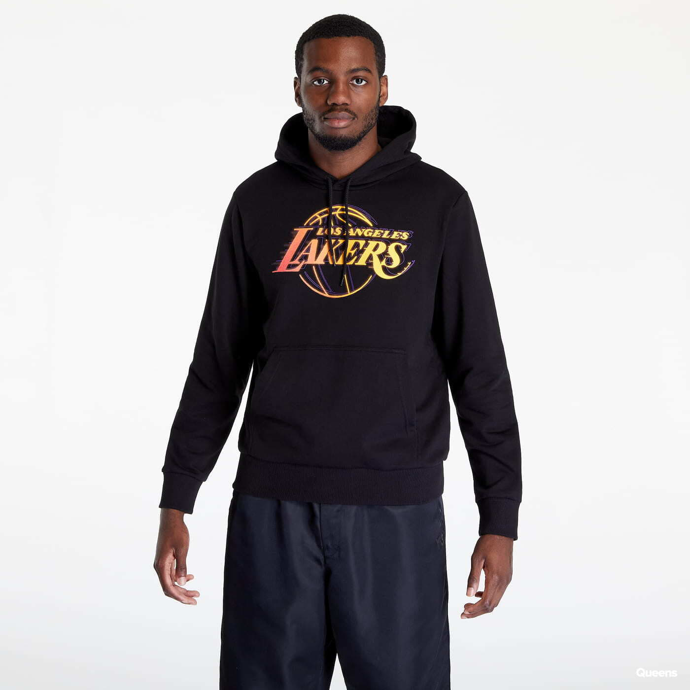 Mikiny New Era NBA Neon Fade Hoody Los Angeles Lakers Black