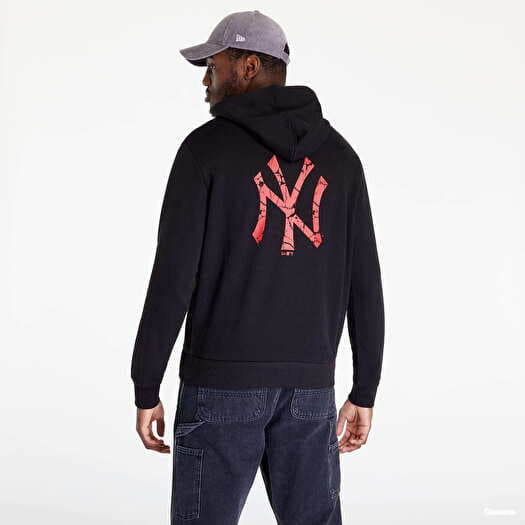 Hoodies and sweatshirts New Era New York Yankees Logo Infill Grey Hoodie  Grey
