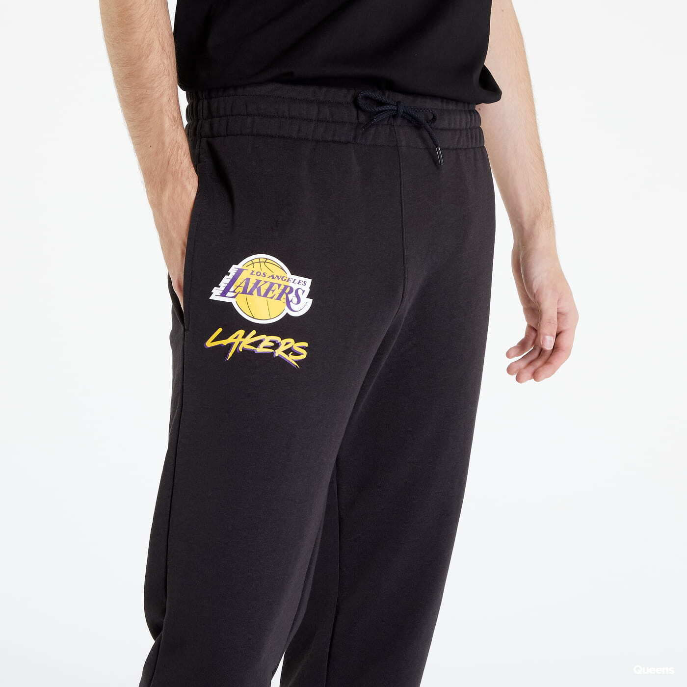 Kalhoty New Era NBA Script Jogger Los Angeles Lakers Černé
