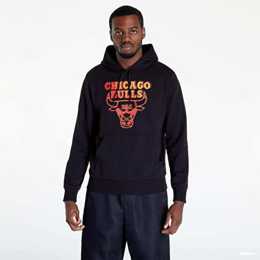 Hoodies and sweatshirts New Era NBA Foil Print Hoody Chicago Bulls Black