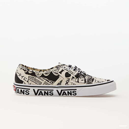 Vans authentic black and white 2025