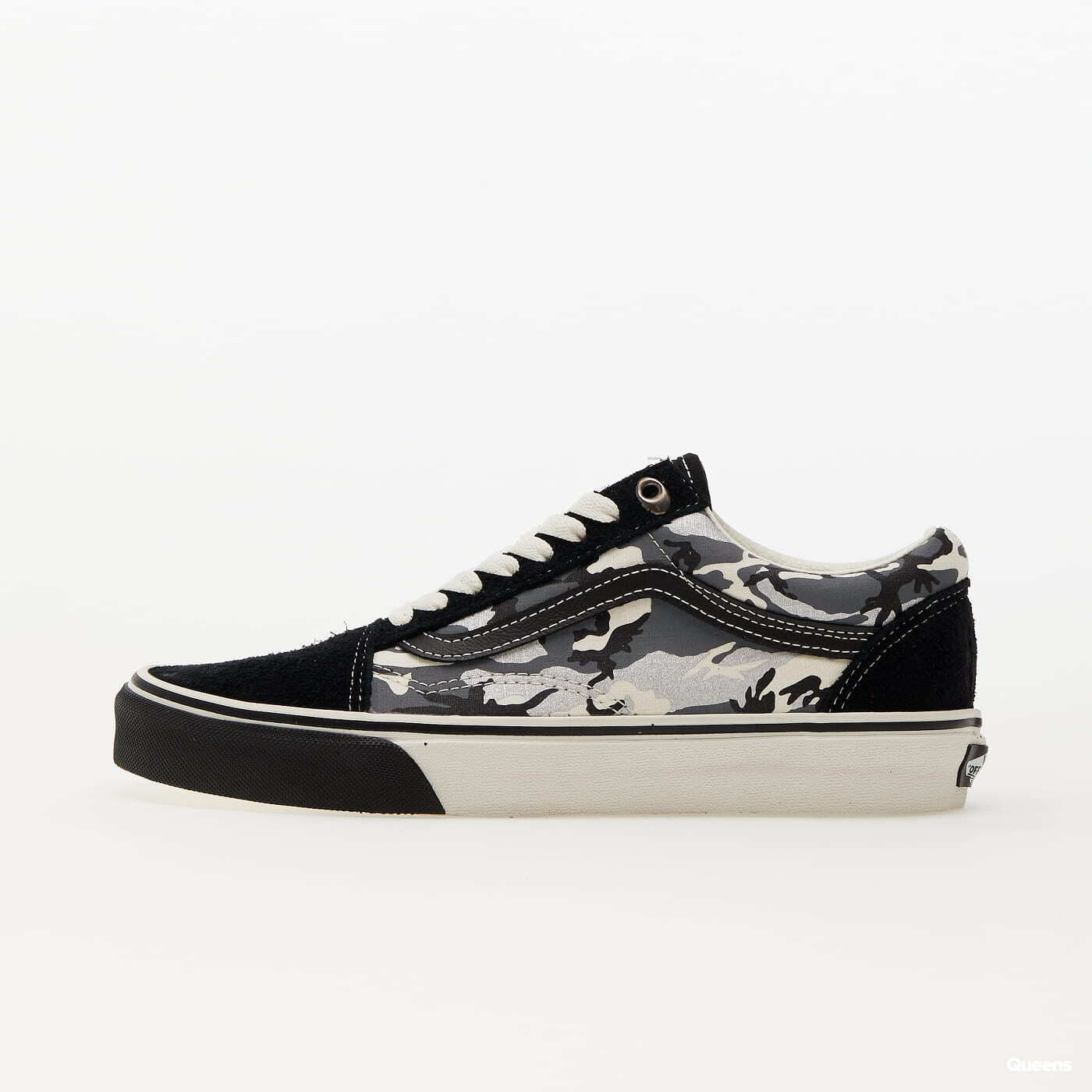 Herren Sneaker und Schuhe Vans Old Skool Black Marshmallow Queens