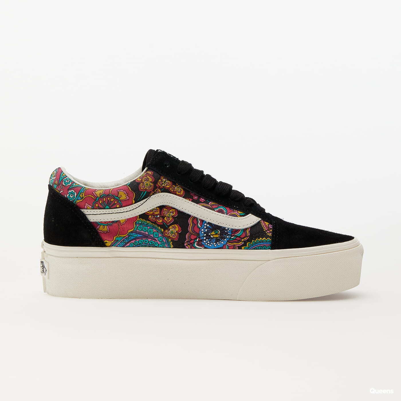 Dámské tenisky a boty Vans Old Skool Stac Paisley Bloom Black