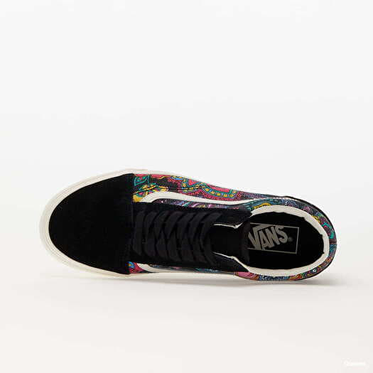 Damen Sneaker und Schuhe Vans Old Skool Stac Paisley Bloom Black | Queens