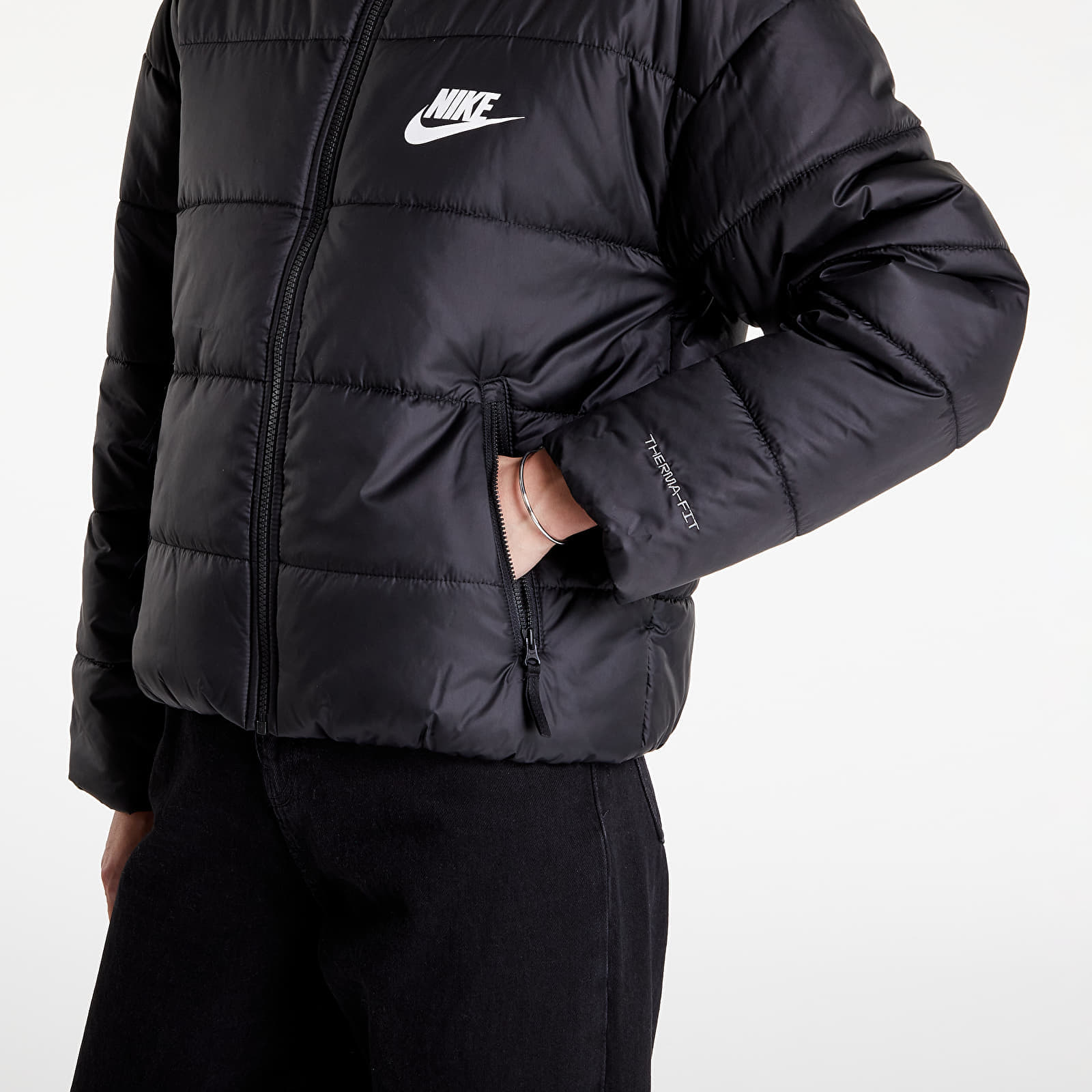 Tf Queens Sportswear Coats and | Jackets Hd Nike Black Rpl Syn Jacket