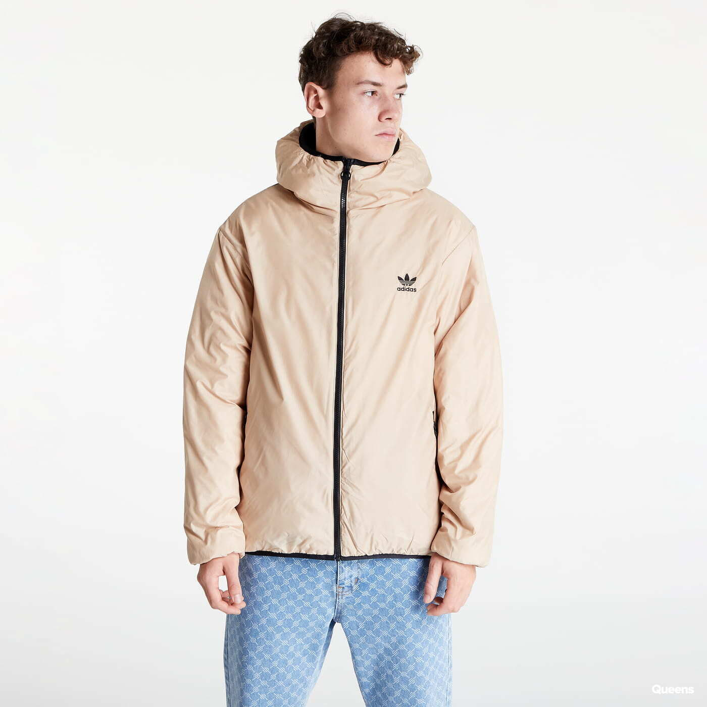 Jacken adidas Originals Pad Rev Jacket Black/ Beige