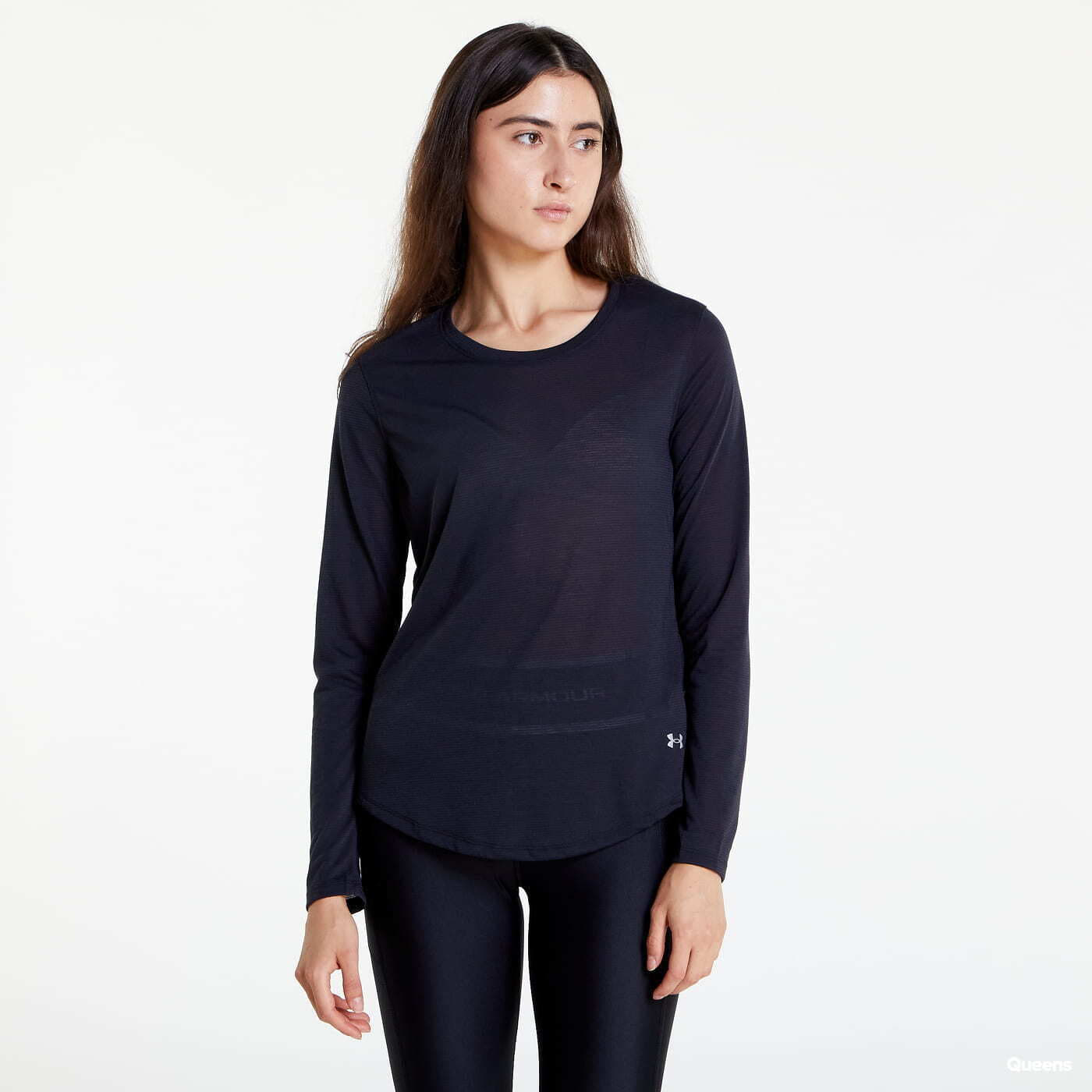 T-shirt Under Armour Streaker Longsleeve T-Shirt Black S
