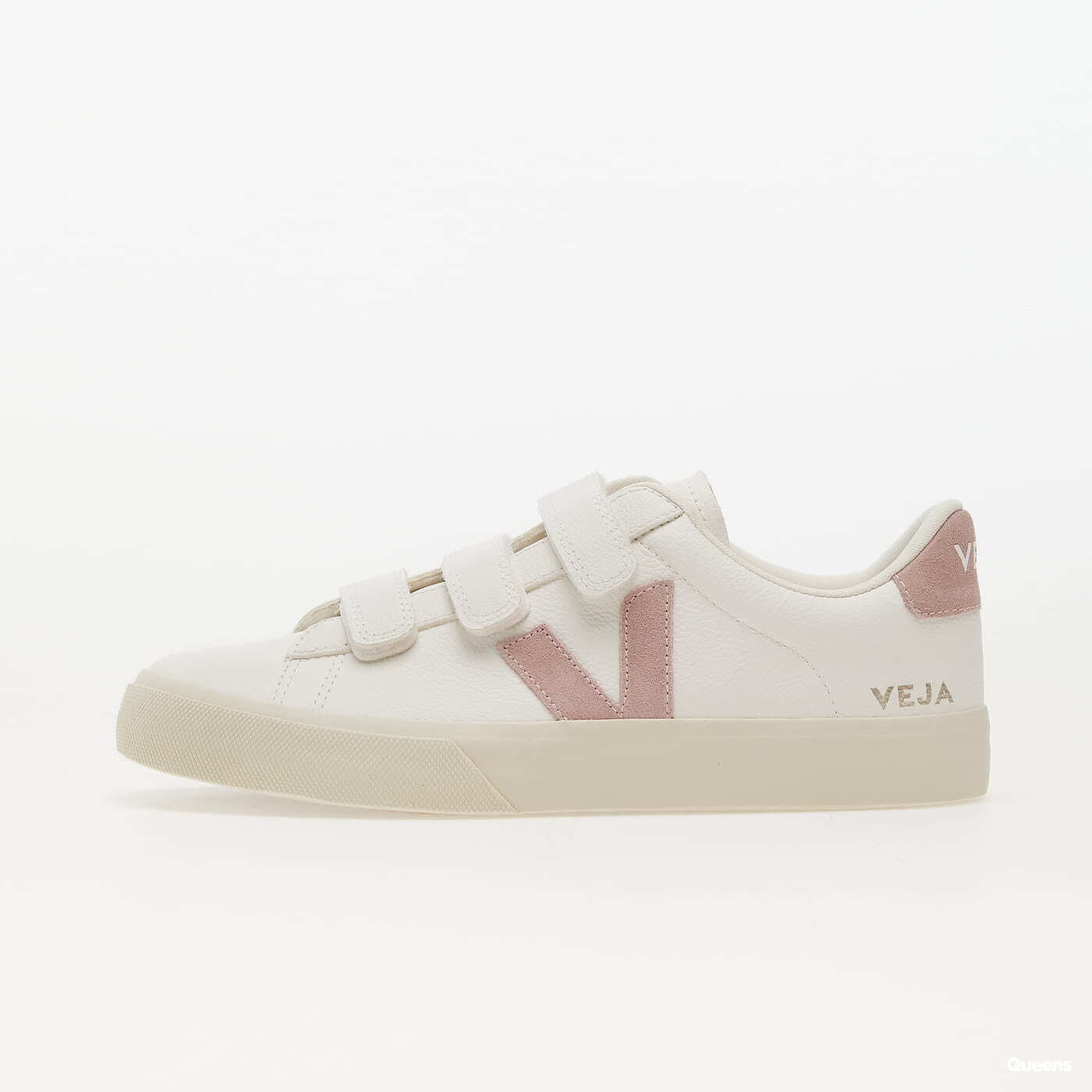 Women's sneakers and shoes Veja Recife Logo ChromeFree Extra White/ Babe