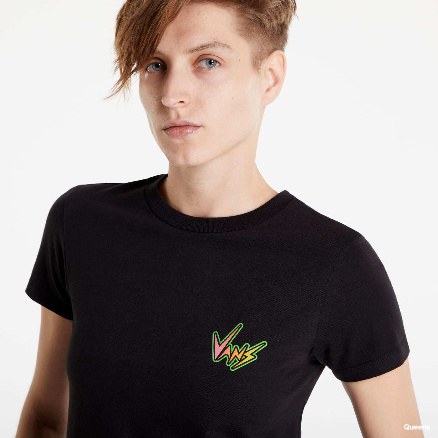 Koszulki Vans x Stranger Things Surf's Upside Down Crew T-Shirt Černé