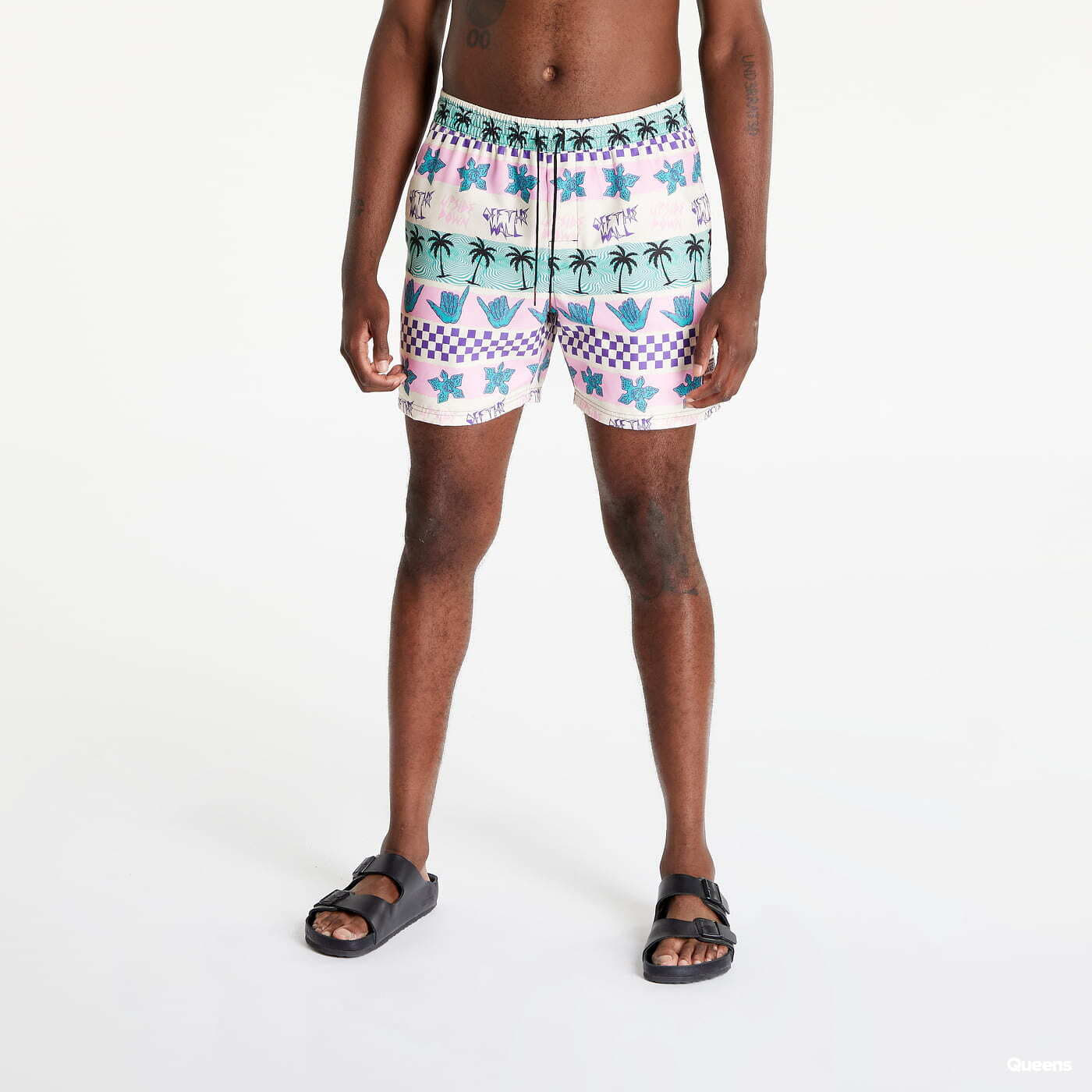 Plavky Vans x Stranger Things California Striped Shorts Vícebarevné