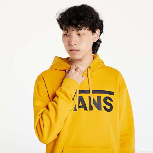Vans yellow hoodie mens sale