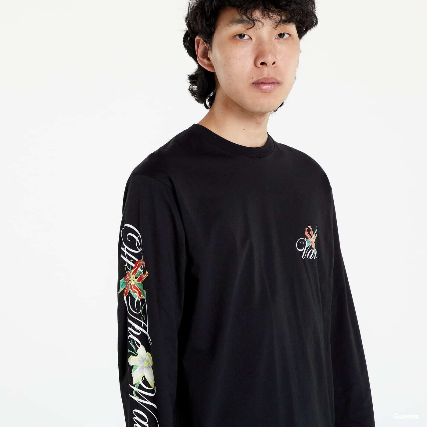 T-shirts Vans Fatal Floral Ls T-shirt Černé