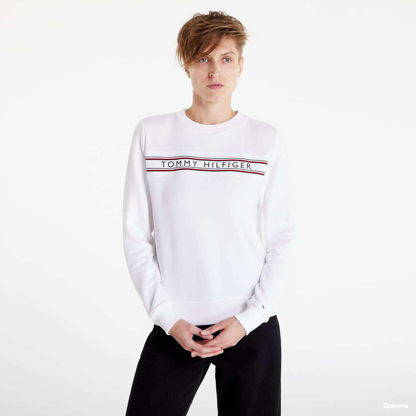 Topuri Tommy Hilfiger Classic Track Top White