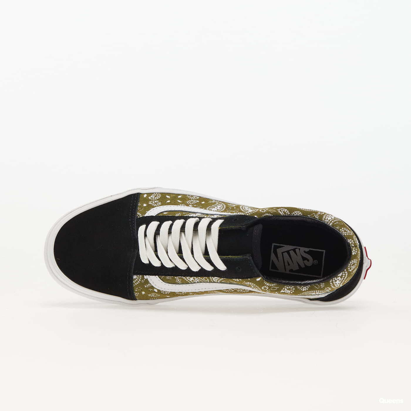 Men's sneakers and shoes Vans Old Skool Paisley Black/ Olive