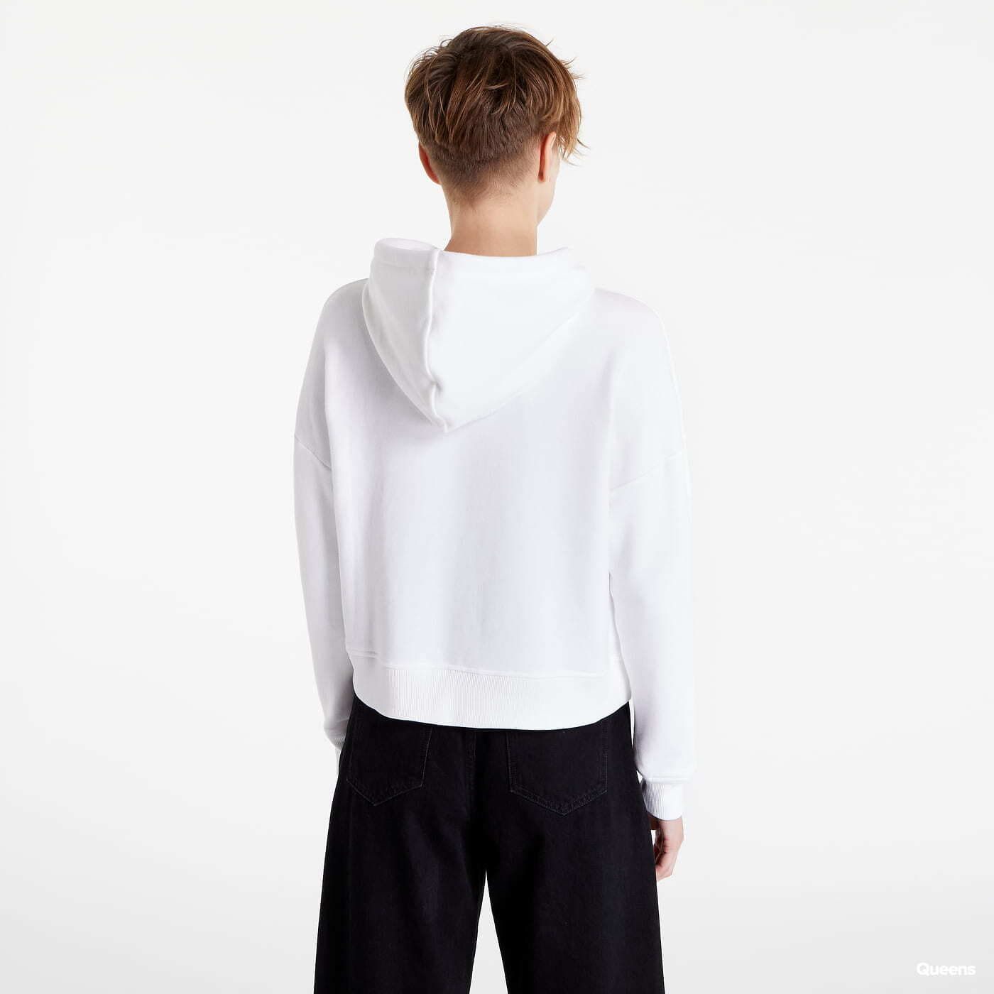 Sweaters Tommy Hilfiger Signature Tape Drawstring Hoodie White