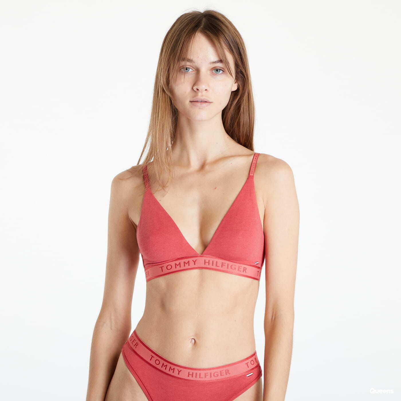 Podprsenky Tommy Hilfiger Triangle Bralette Pink