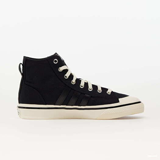 Herren Sneaker und Schuhe adidas Originals Nizza HI RF 74 Core Black/ Cream  White/ Gum | Queens