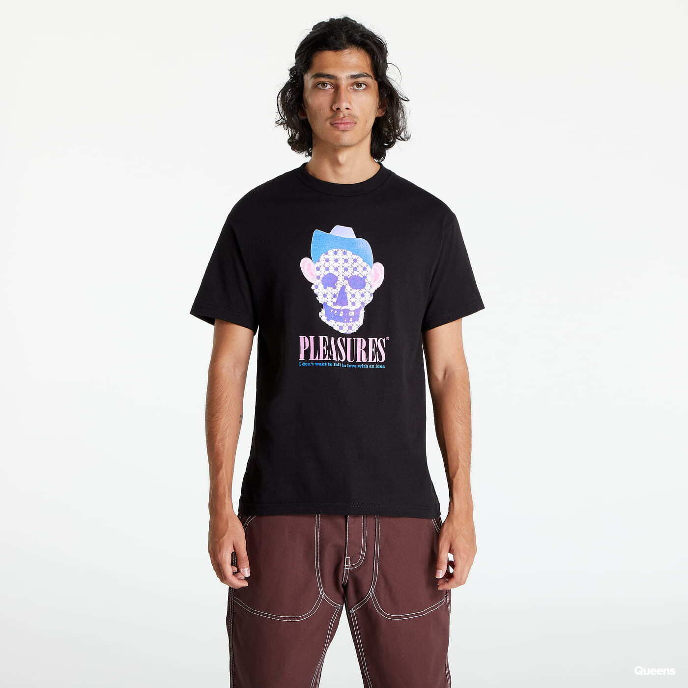 T-shirts PLEASURES Cowboy T-Shirt Black