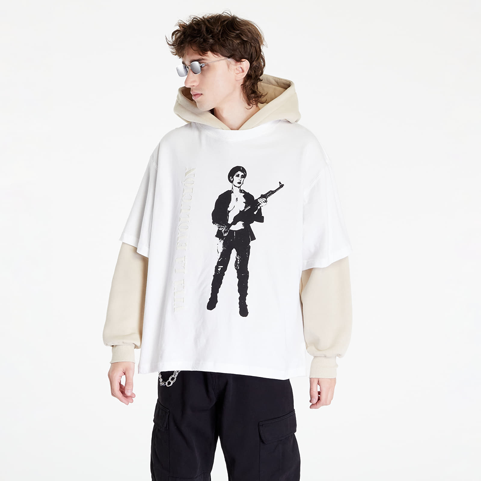 Dukserice PLEASURES x Psychic TV Viva Hoodie Khaki